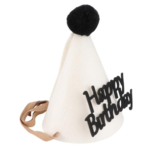 UTHCLO Thickened Weißer Geburtstagshut mit Pompon Bequemer Partyhut und Foto Requisite für Kindergeburtstagsfeier Kreatives Design Formstabil und Stilvoll UTHCLO Thickened Weißer Geburtstagshut mit Pompon Bequemer Partyhut und Foto Requisite für Kindergeburtstagsfeier Kreatives Design Formstabil und Stilvoll von UTHCLO