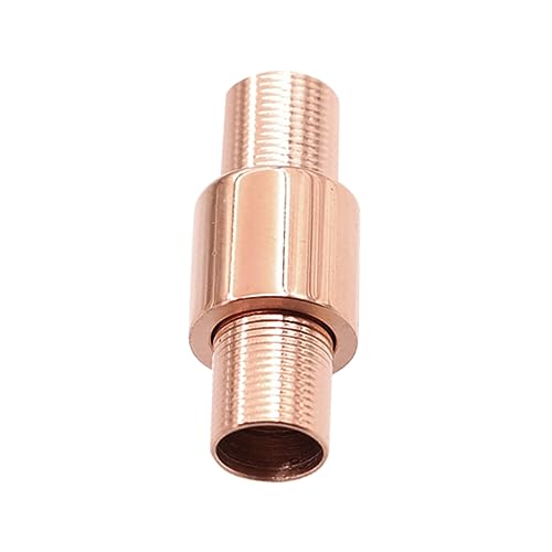 UTHCLO Titanstahl Magnetverschluss für DIY Schmuckherstellung Radgewinde Schmuck Kabelverbinder Roségold für Armbänder und Halsketten Langlebig und Leicht zu Handhaben UTHCLO Titanstahl Magnetverschluss für DIY Schmuckherstellung Radgewinde Schmuck Kabelverbinder Roségold für Armbänder und Halsketten Langlebig und Leicht zu Handhaben von UTHCLO