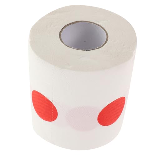 UTHCLO Toilettenpapier japanische flagge Hygienepapier Kusslippen-Seidenpapier Küchentaschentuch rote Punktaufkleber Flohmarkt-Tags Klopapier-Stempelspaß Verkaufsaufkleber Weiß von UTHCLO