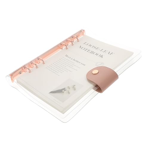UTHCLO Transparent Ringbuch Notizblock mit Linierten Abnehmbares Planner Nachfüllset Dekoratives Wiederverwendbares Notizbuch für Schüler und Studium UTHCLO Transparent Ringbuch Notizblock mit Linierten Abnehmbares Planner Nachfüllset Dekoratives Wiederverwendbares Notizbuch für Schüler und Studium von UTHCLO