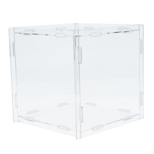 UTHCLO Transparente Acryl Raffle Box Abnehmbare Spiel lotteriebox für Lose Tickets Spenden Vielseitig für Firmenfeiern und Events Hochwertige Verarbeitung Langlebig und Stabil von UTHCLO
