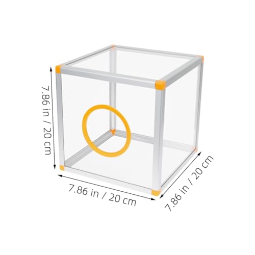 UTHCLO Transparente Raffle Box aus Robustem Aluminium und PVC Vielseitige Spenden und Vorschlagsbox mit Schlitz für Fundraising Partyspiele und Bargeldaufbewahrung UTHCLO Transparente Raffle Box aus Robustem Aluminium und PVC Vielseitige Spenden und Vorschlagsbox mit Schlitz für Fundraising Partyspiele und Bargeldaufbewahrung von UTHCLO