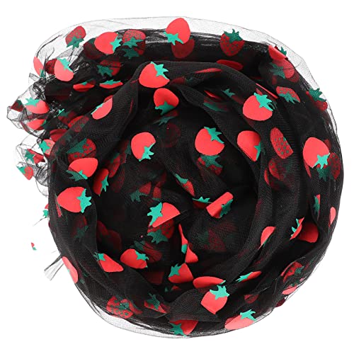 UTHCLO Tüllstoff Erdbeer -tüll Erdbeer-spulentüll Party Erdbeer Stoff Nähmaterial Multifunktions-nähstoff Tutu-rock Aus Tüll Stoff Zum Nähen Selber Machen Kleiderstoff Schwarz Polyester UTHCLO Tüllstoff Erdbeer -tüll Erdbeer-spulentüll Party Erdbeer Stoff Nähmaterial Multifunktions-nähstoff Tutu-rock Aus Tüll Stoff Zum Nähen Selber Machen Kleiderstoff Schwarz Polyester von UTHCLO
