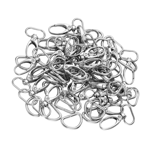 UTHCLO Umweltfreundliche Zinklegierung Hummer Karabiner Schmuckverbinder Schlüsselanhänger Armband Zubehör mit Drehgelenk für Taschen und DIY Schmuckherstellung von UTHCLO