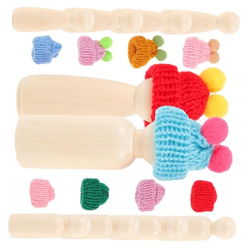 UTHCLO Unvollendete Holz Peg Puppen mit Bunten Mützen Teiliges DIY Bastelset für Kreative Holzfiguren zum Bemalen und Dekorieren Weihnachtskunsthandwerk Holzspielzeug Zufällige Farbe UTHCLO Unvollendete Holz Peg Puppen mit Bunten Mützen Teiliges DIY Bastelset für Kreative Holzfiguren zum Bemalen und Dekorieren Weihnachtskunsthandwerk Holzspielzeug Zufällige Farbe von UTHCLO