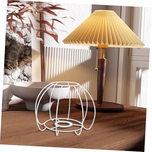 UTHCLO Vintage DIY Lampenschirm Metall Drahtgestell Robuster Unregelmäßiger Lampenkäfig für Fassung Vielseitiger Industrieller Kronleuchterhalter für und Tischlampen im Retro Landhausstil UTHCLO Vintage DIY Lampenschirm Metall Drahtgestell Robuster Unregelmäßiger Lampenkäfig für Fassung Vielseitiger Industrieller Kronleuchterhalter für und Tischlampen im Retro Landhausstil von UTHCLO