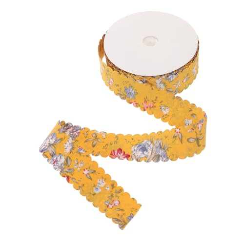 UTHCLO Vintage Floral Ribbon Yards Wellenkante Retro Blumenmuster Langlebiges Weiches Material für Diy Haarschleifen Blumenkränze Mode und Geschenkdekorationen UTHCLO Vintage Floral Ribbon Yards Wellenkante Retro Blumenmuster Langlebiges Weiches Material für Diy Haarschleifen Blumenkränze Mode und Geschenkdekorationen von UTHCLO