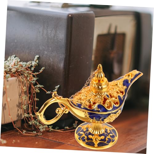 UTHCLO Vintage Lampe Zinklegierung Ornament Retro Wohnzimmer Tischdekoration Oxidationsbeständig Rostfrei Lebendige Reliefmuster Vielseitig als und Regal deko Geeignet von UTHCLO