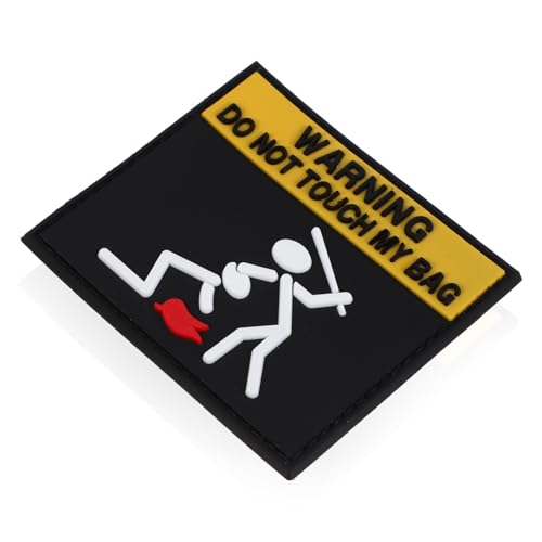 UTHCLO Warnhinweis Klettpatch aus Dichtem Twillstoff Beständig und Langlebig zum Abdecken von Löchern Individuellen Bekleidungsgestaltung Einzigartiges Design für Kleidung und Rucksack UTHCLO Warnhinweis Klettpatch aus Dichtem Twillstoff Beständig und Langlebig zum Abdecken von Löchern Individuellen Bekleidungsgestaltung Einzigartiges Design für Kleidung und Rucksack von UTHCLO