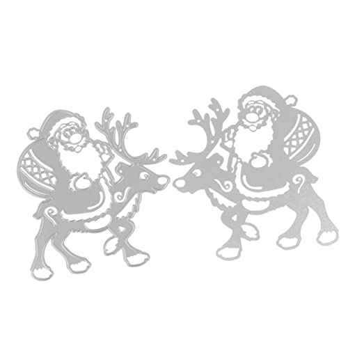 UTHCLO Weihnachts Stanzschablonen für DIY Projekte Handwerkliche Werkzeug für Festliche Dekorationen Stanzformen für Kartenherstellung und Scrapbooking von UTHCLO