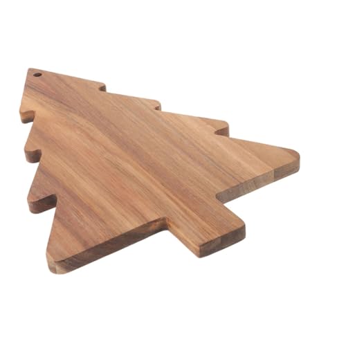 UTHCLO Weihnachtsbaumförmiges Servierbrett aus Akazienholz Doppelseitig Verwendbares Schneidebrett mit Glatter Oberfläche Dekoratives Holztablett für Käse Snacks und Vorspeisen UTHCLO Weihnachtsbaumförmiges Servierbrett aus Akazienholz Doppelseitig Verwendbares Schneidebrett mit Glatter Oberfläche Dekoratives Holztablett für Käse Snacks und Vorspeisen von UTHCLO