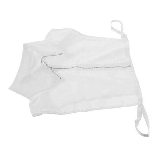 UTHCLO Weißer Baumwoll Fake Collar mit Reißverschluss Abnehmbarer Kurzkragen Hemdkragen für Damen Bequemes Design Zeitloser Look Vielseitig Kombinierbar für Stilvolle Outfits UTHCLO Weißer Baumwoll Fake Collar mit Reißverschluss Abnehmbarer Kurzkragen Hemdkragen für Damen Bequemes Design Zeitloser Look Vielseitig Kombinierbar für Stilvolle Outfits von UTHCLO