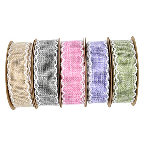 UTHCLO Wellenrand Linenband Yards DIY Geschenkband für Blumendekoration Party und Bürobedarf Beige für Tischdeko und Kreative Verpackungen UTHCLO Wellenrand Linenband Yards DIY Geschenkband für Blumendekoration Party und Bürobedarf Beige für Tischdeko und Kreative Verpackungen von UTHCLO