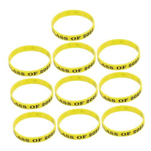 UTHCLO Wichtige Dinge Für Die Abschlussfeier: 10 Stück Silikonarmbänder Mit Der Aufschrift „klasse Von 2025“ Patriotische Gummiarmbänder Dehnbar Bequem von UTHCLO