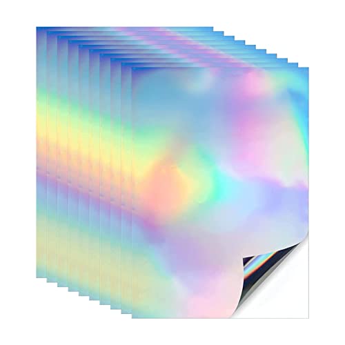 UTMACH 10 Blatt Holographische Aufkleber Papier A4 Vinyl Aufkleberfolie Holografischer Selbstklebend Bedruckbares Stickerpapier Laser Holografische für DIY Craft Dekoration UTMACH 10 Blatt Holographische Aufkleber Papier A4 Vinyl Aufkleberfolie Holografischer Selbstklebend Bedruckbares Stickerpapier Laser Holografische für DIY Craft Dekoration von UTMACH