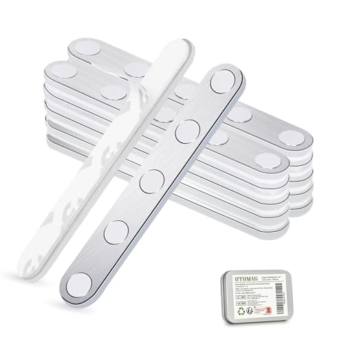 UTOMAG 12 Stück Magnete Selbstklebend Extra Stark 68x10x2mm Magnetband Flach Stark Magnetband zum Kleben Neodym Magnete Klebemagnete für Schule, Büro UTOMAG 12 Stück Magnete Selbstklebend Extra Stark 68x10x2mm Magnetband Flach Stark Magnetband zum Kleben Neodym Magnete Klebemagnete für Schule, Büro von UTOMAG