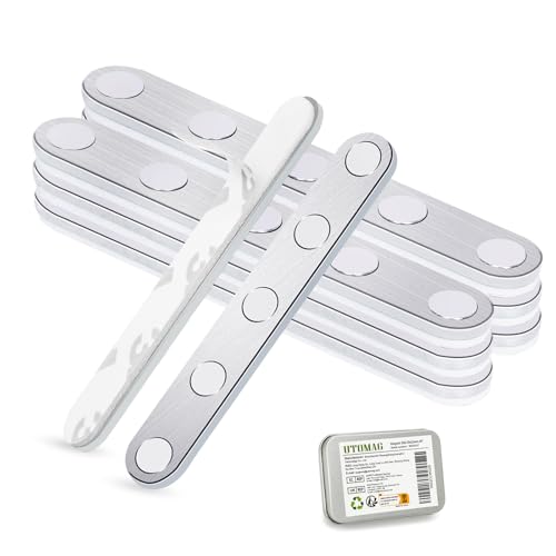 UTOMAG 8 Stück Magnete Selbstklebend Extra Stark 68x10x2mm Magnetband Flach Stark Magnetband zum Kleben Neodym Magnete Klebemagnete für Schule, Büro UTOMAG 8 Stück Magnete Selbstklebend Extra Stark 68x10x2mm Magnetband Flach Stark Magnetband zum Kleben Neodym Magnete Klebemagnete für Schule, Büro von UTOMAG