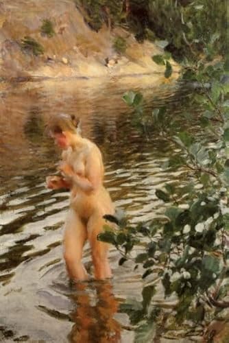 UTOQIA Drucken ÖLgemäLde Leinwand Wandkunst Bekannt Frileuse Anders Zorn für Office Home Decor 60x90cm von UTOQIA