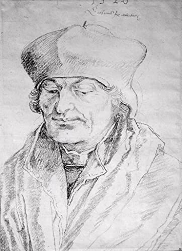 UTOQIA Drucken ÖLgemäLde Leinwand Wandkunst Bekannt Porträt des Desiderius Erasmus von Albrecht Dürer für Office Home Decor 60x90cm von UTOQIA