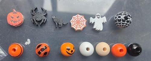 205-teiliges Halloween-Holzperlen-Set von UTOYSOV