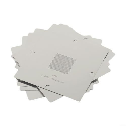 BGA Reparaturset, 90 mm Stations-Befestigung und zehn Schablonen für Präzisionsarbeiten (nur 10 Schablonen) von UTTASU