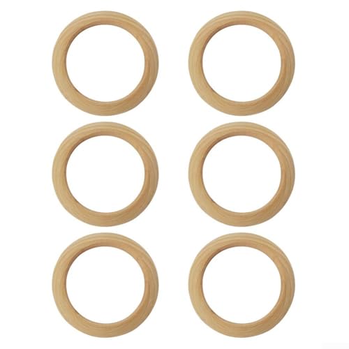 Choice Kreisringe aus Naturholz, verschiedene Größen für DIY-Projekte (10 x 1 cm) von UTTASU