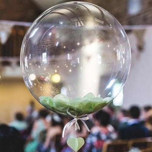 Hochwertige, transparente Luftballons verwandeln Ihre Hochzeit (70 Zeichen) (50,8 cm) von UTTASU