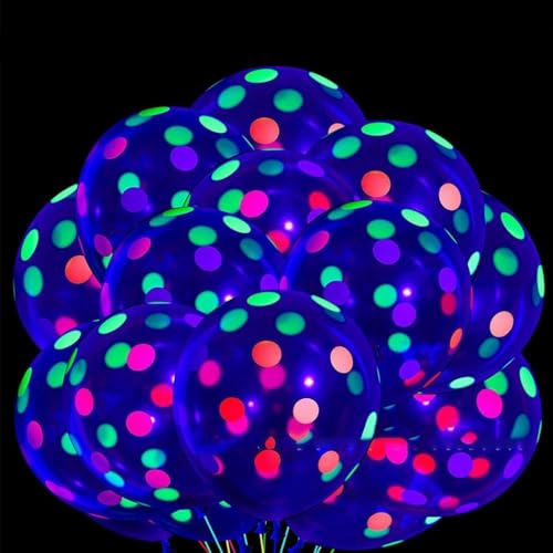 Lichtabsorbierende Sternballons schaffen eine unvergessliche Partydekoration (M-Punkte) von UTTASU