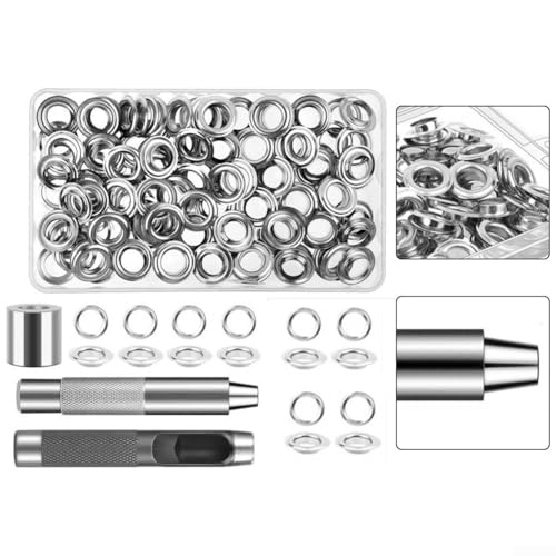 Messing-Knöpfe, 12 mm, mit Werkzeugkasten für Kleidung, Ledertaschen, Jacken und Bastelprojekte, Bronzefarben, 120 Sets Messing-Knöpfe, 12 mm, mit Werkzeugkasten für Kleidung, Ledertaschen, Jacken und Bastelprojekte, Bronzefarben, 120 Sets von UTTASU