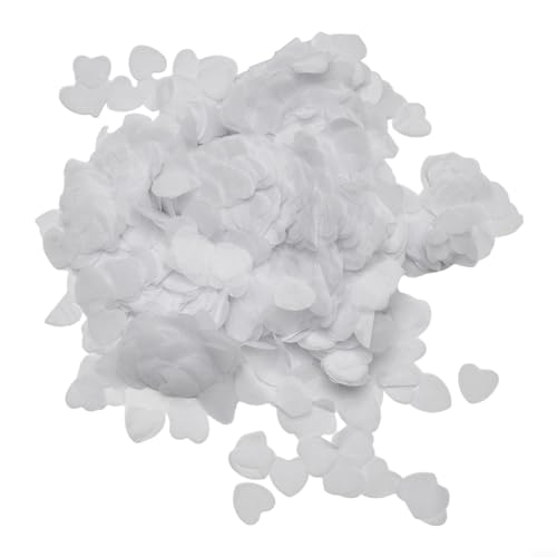 Weißes Seidenpapier-Konfetti, perfekt für eine festliche Atmosphäre, 10.000 Stück (weiß) von UTTASU
