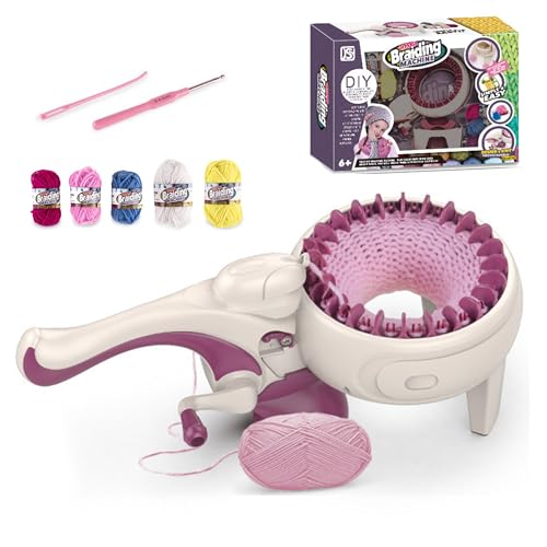 UUE Strickmaschine, 24 Nadeln Strickmaschine, Große Strickmaschine für Erwachsene, Knitting Machine, Strickmaschine für Kinder, Dualmodus Strickmaschine für Socke, Mütze und Schal UUE Strickmaschine, 24 Nadeln Strickmaschine, Große Strickmaschine für Erwachsene, Knitting Machine, Strickmaschine für Kinder, Dualmodus Strickmaschine für Socke, Mütze und Schal von UUE