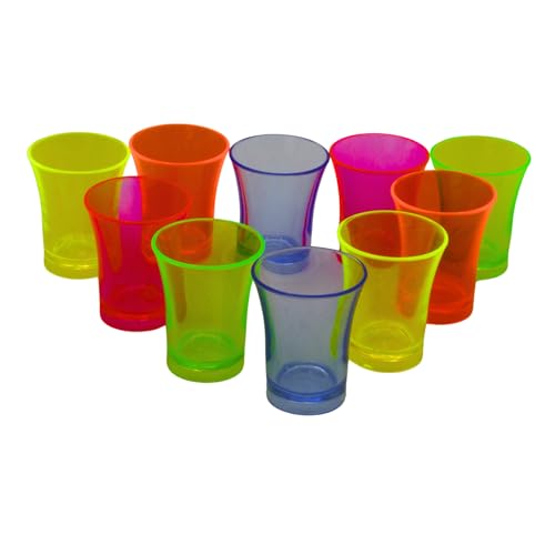 UV Floor - 10 Fluo-Shot- 2,5 cl - Wiederverwendbarer Shooter für Party und Abend Fuo - 5 Farben - Starrer Kunststoff UV Floor - 10 Fluo-Shot- 2,5 cl - Wiederverwendbarer Shooter für Party und Abend Fuo - 5 Farben - Starrer Kunststoff von UV FLOOR UVFLOOR