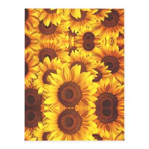 Gelbe Sonnenblumen-Aufkleber, stilvolle Kristall-Aufkleber, Kunstharz, ästhetische Aufkleber für Laptop, Skateboard, Wasserflasche, Sammelalbum von UVBDF