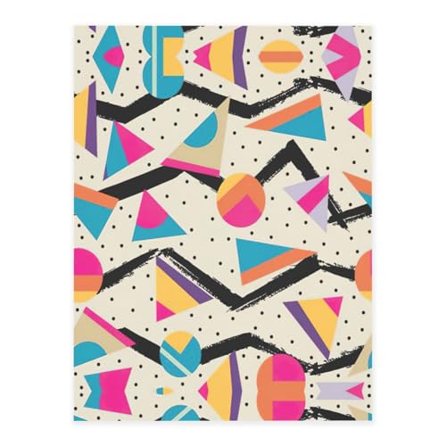 Gestreifter abstrakter bunter Druck, stilvolle Kristall-Aufkleber, Kunstharz, ästhetische Aufkleber für Laptop, Skateboard, Wasserflasche, Sammelalbum von UVBDF