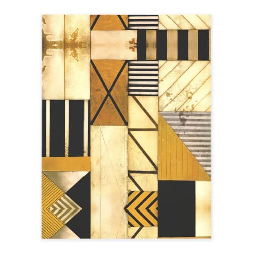 Rustikaler Holzdruck, stilvolle Kristall-Aufkleber, Kunstharz, ästhetische Aufkleber für Laptop, Skateboard, Wasserflasche, Sammelalbum von UVBDF