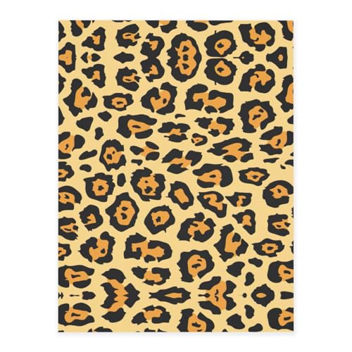 Schöner Leopardenaufdruck, stilvolle Kristall-Aufkleber, Kunstharz, ästhetische Aufkleber für Laptop, Skateboard, Wasserflasche, Sammelalbum von UVBDF