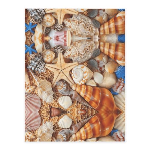 Stilvolle Kristall-Aufkleber, Motiv: Muschellandschaft am Strand, ästhetische Aufkleber für Laptop, Skateboard, Wasserflasche, Sammelalbum von UVBDF