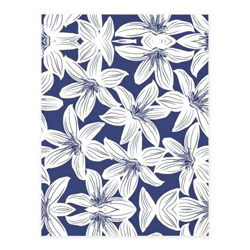 Stilvolle Kristall-Aufkleber, Motiv: tropische Hibiskusblüten, Kunstharz, ästhetische Aufkleber für Laptop, Skateboard, Wasserflasche, Sammelalbum von UVBDF