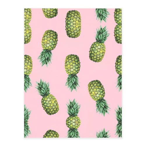 Stilvolle Kristall-Aufkleber mit Ananas-Druck, Kunstharz, ästhetische Aufkleber für Laptop, Skateboard, Wasserflasche, Sammelalbum von UVBDF
