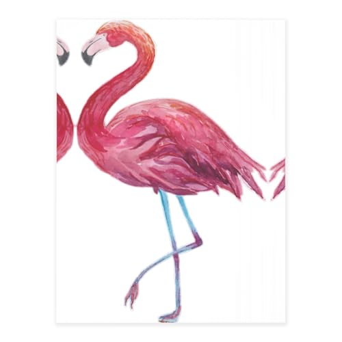 Stilvolle Kristall-Aufkleber mit Flamingo-Druck, Kunstharz, ästhetische Aufkleber für Laptop, Skateboard, Wasserflasche, Sammelalbum von UVBDF