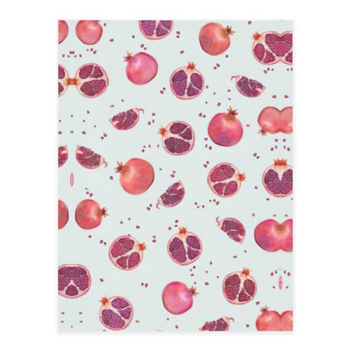 Stilvolle Kristall-Aufkleber mit Granatapfelmuster, Kunstharz, ästhetische Aufkleber für Laptop, Skateboard, Wasserflasche, Sammelalbum von UVBDF