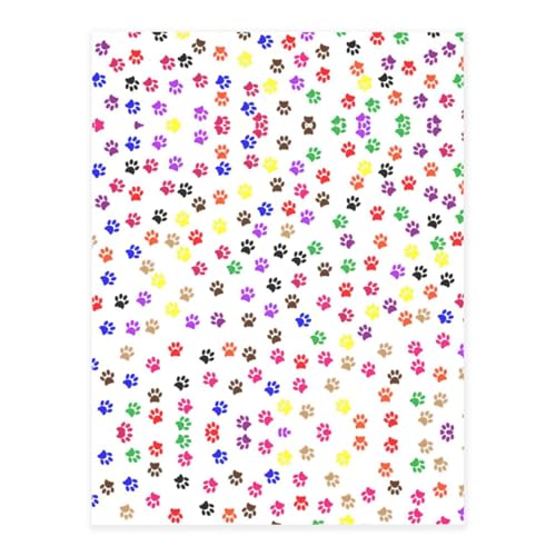 Stilvolle Kristall-Aufkleber mit Pfotenabdruck-Motiv, Kunstharz, ästhetische Aufkleber für Laptop, Skateboard, Wasserflasche, Sammelalbum von UVBDF
