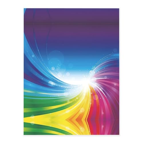 Stilvolle Kristall-Aufkleber mit Regenbogen-Hintergrund, Kunstharz, ästhetische Aufkleber für Laptop, Skateboard, Wasserflasche, Sammelalbum von UVBDF