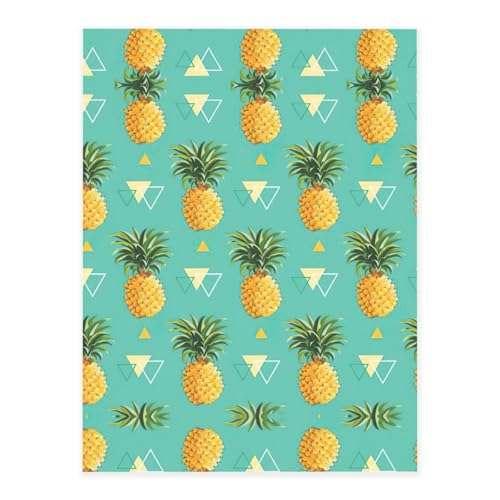Stilvolle Kristallaufkleber mit tropischen Früchten, Ananas, Kunstharz, ästhetische Aufkleber für Laptop, Skateboard, Wasserflasche, Sammelalbum von UVBDF