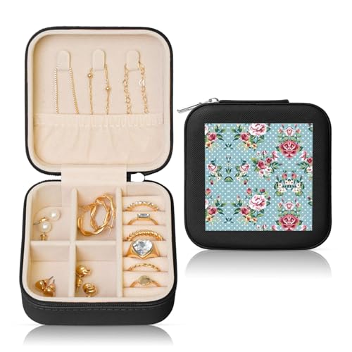 UVBDF Personalisierte Schmuckschatulle, Reiseetui, luxuriöses Etui, Valentinstagsgeschenk, Hochzeitsgeschenk UVBDF Personalisierte Schmuckschatulle, Reiseetui, luxuriöses Etui, Valentinstagsgeschenk, Hochzeitsgeschenk von UVBDF