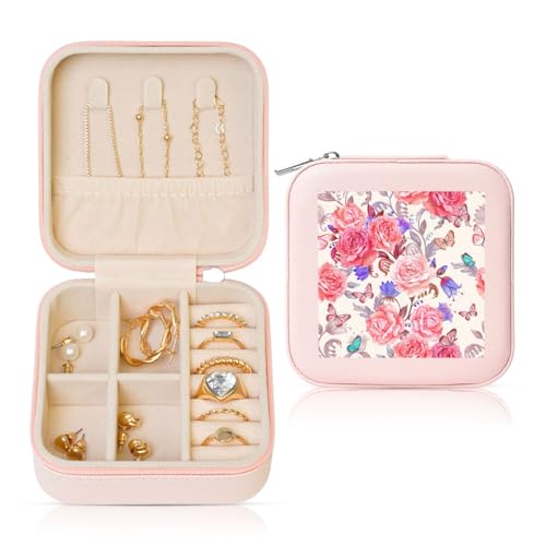 UVBDF Personalisierte Schmuckschatulle, Reiseetui, luxuriöses Etui, Valentinstagsgeschenk, Hochzeitsgeschenk UVBDF Personalisierte Schmuckschatulle, Reiseetui, luxuriöses Etui, Valentinstagsgeschenk, Hochzeitsgeschenk von UVBDF