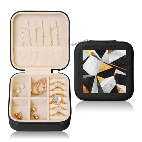 UVBDF Personalisierte Schmuckschatulle, Reiseetui, luxuriöses Etui, Valentinstagsgeschenk, Hochzeitsgeschenk UVBDF Personalisierte Schmuckschatulle, Reiseetui, luxuriöses Etui, Valentinstagsgeschenk, Hochzeitsgeschenk von UVBDF