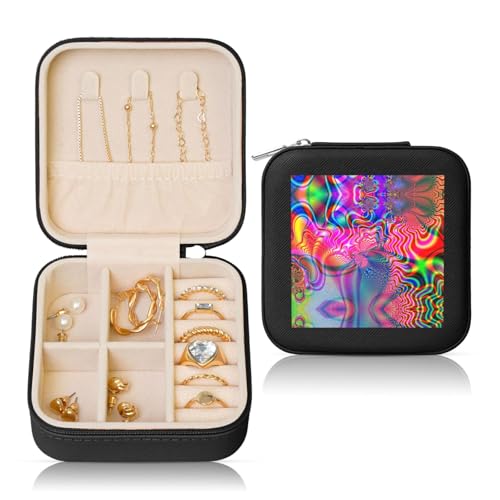 UVBDF Personalisierte Schmuckschatulle, Reiseetui, luxuriöses Etui, Valentinstagsgeschenk, Hochzeitsgeschenk UVBDF Personalisierte Schmuckschatulle, Reiseetui, luxuriöses Etui, Valentinstagsgeschenk, Hochzeitsgeschenk von UVBDF