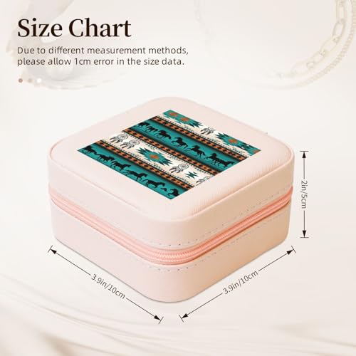 UVBDF Personalisierte Schmuckschatulle mit Pferdestreifenmuster, Reiseetui, luxuriöses Etui, Valentinstagsgeschenk, Hochzeitsgeschenk UVBDF Personalisierte Schmuckschatulle mit Pferdestreifenmuster, Reiseetui, luxuriöses Etui, Valentinstagsgeschenk, Hochzeitsgeschenk von UVBDF
