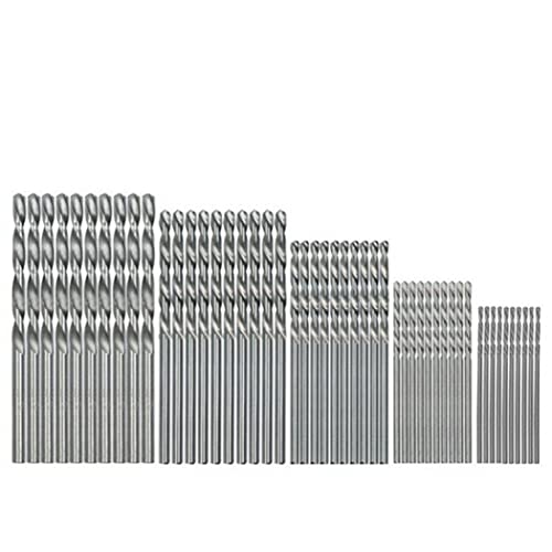 Bohrbit Set HSS -Gerade und Stahl mit Hochgeschwindigkeitstahl 1 mm 1mm 1 mm 2 2mm 2, 5 für Metallholz Kunststoff 50pcs Metallbohrer Bit Set Bohrbit Set HSS -Gerade und Stahl mit Hochgeschwindigkeitstahl 1 mm 1mm 1 mm 2 2mm 2, 5 für Metallholz Kunststoff 50pcs Metallbohrer Bit Set von UWEOTYYY